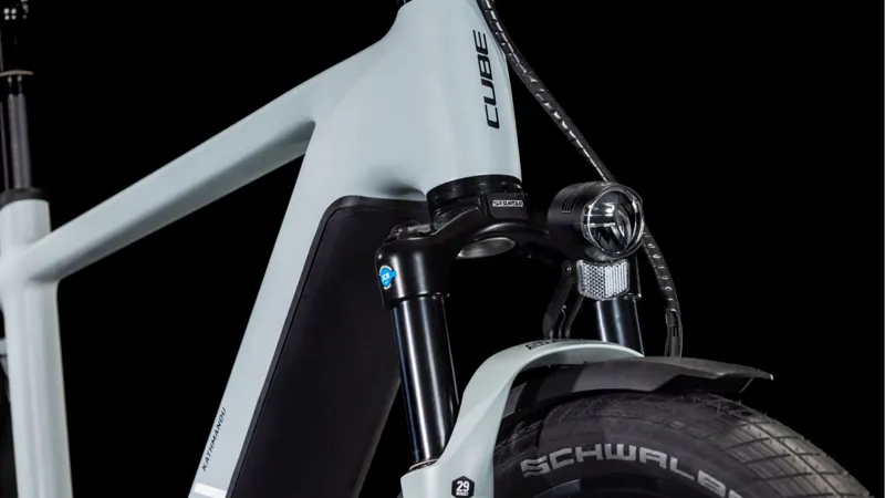 Cube Kathmandu Hybrid EX 800 Electric Bike in Haze/Black-6